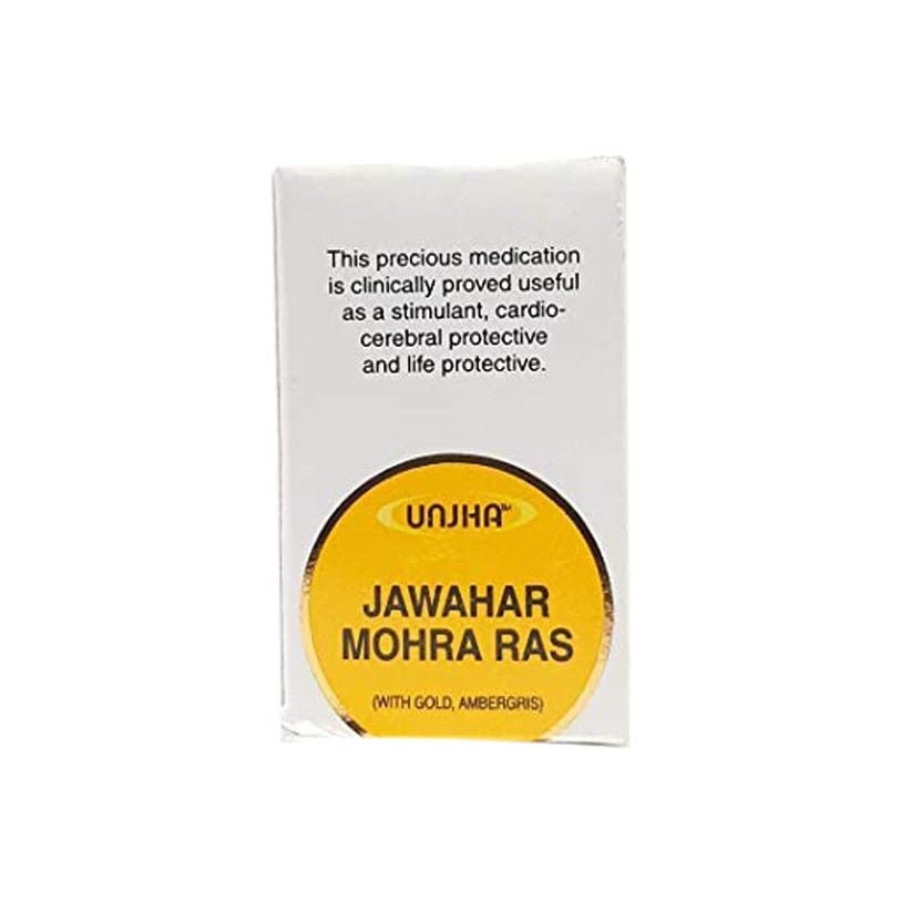 Unjha Ayurvedic Jawahar Mohra Rasa With Gold (SMY) Tablets