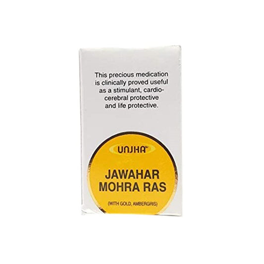 Unjha Ayurvedic Jawahar Mohra Rasa mit Gold (SMY) Tabletten