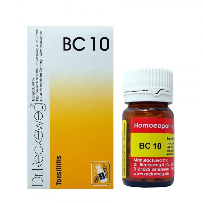 Dr Reckeweg Homoeopathy Tonsillitis Bio Combination 10 (BC 10) 20gm Tablet