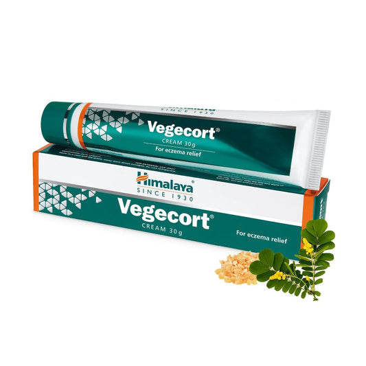 Himalaya Herbal Ayurvedic Himalaya Vegecort zur Linderung von Ekzemen, Creme, 30 g