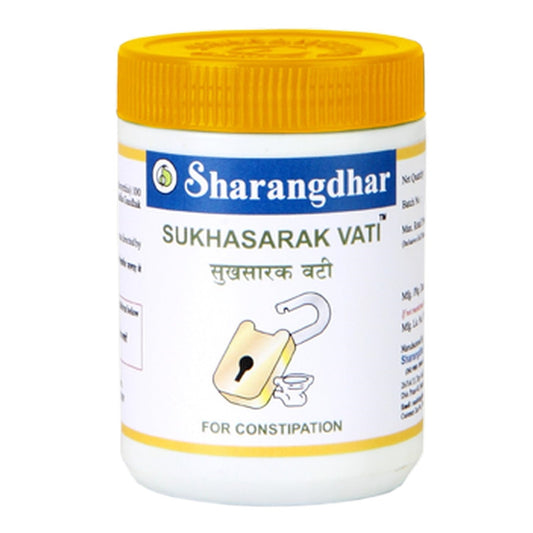 Sharangdhar Ayurvedische Sukhasarak Vati-Lösung gegen Verstopfung, Tabletten