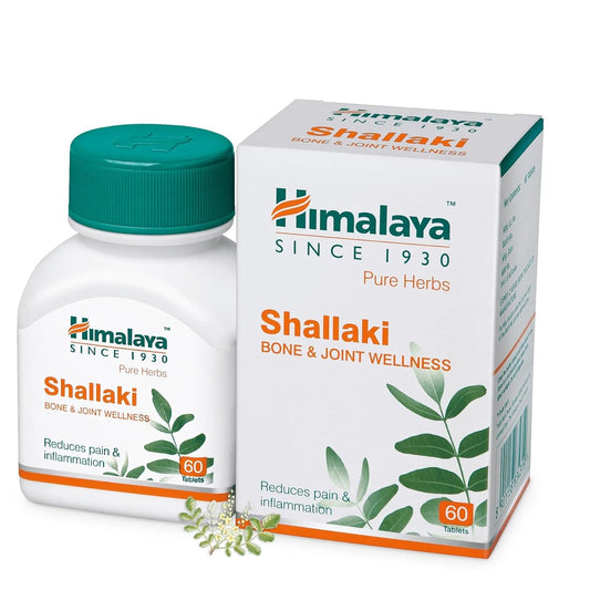 Himalaya Pure Herbs Оздоровление костей и суставов, травяной аюрведический шаллаки, уменьшает боль и воспаление, 60 таблеток