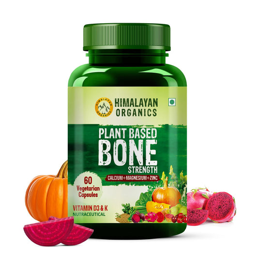 Himalayan Organics Plant Based Bone Strength Vegetarian 60 Capsules