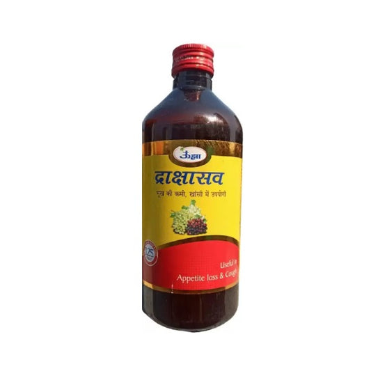 Unjha Ayurvedische Drakshasava-Flüssigkeit 450ml