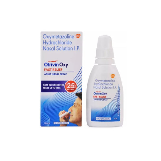 Otrivin Oxy Fast Relief Adult Nasal Spray 10ml Pack Of 3