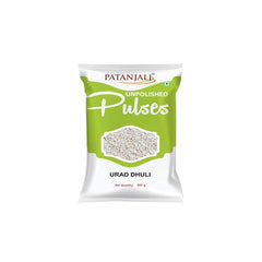 Patanjali Unpolished Pulses Urad Dhuli Dry Beans