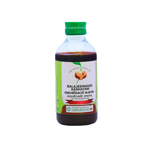 Vaidyaratnam Ayurvedische Balajeerakadi Kashayam-Flüssigkeit 200 ml