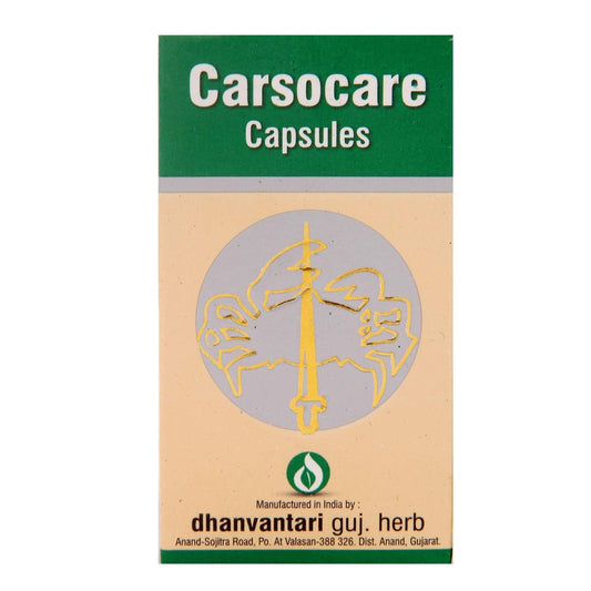 Dhanvantari Ayurvedic Carsocare Nützlich bei Krebs 30 Kapseln