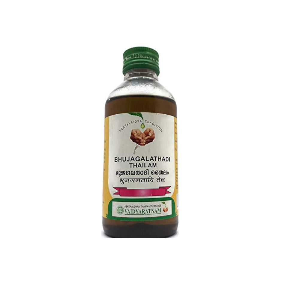 Vaidyaratnam Ayurvedisches Bhujagalathadi Kera Thailam Öl 200 ml