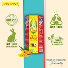 LooLoo Ayurvedic Oleo Hayat Herbal Massage Oil