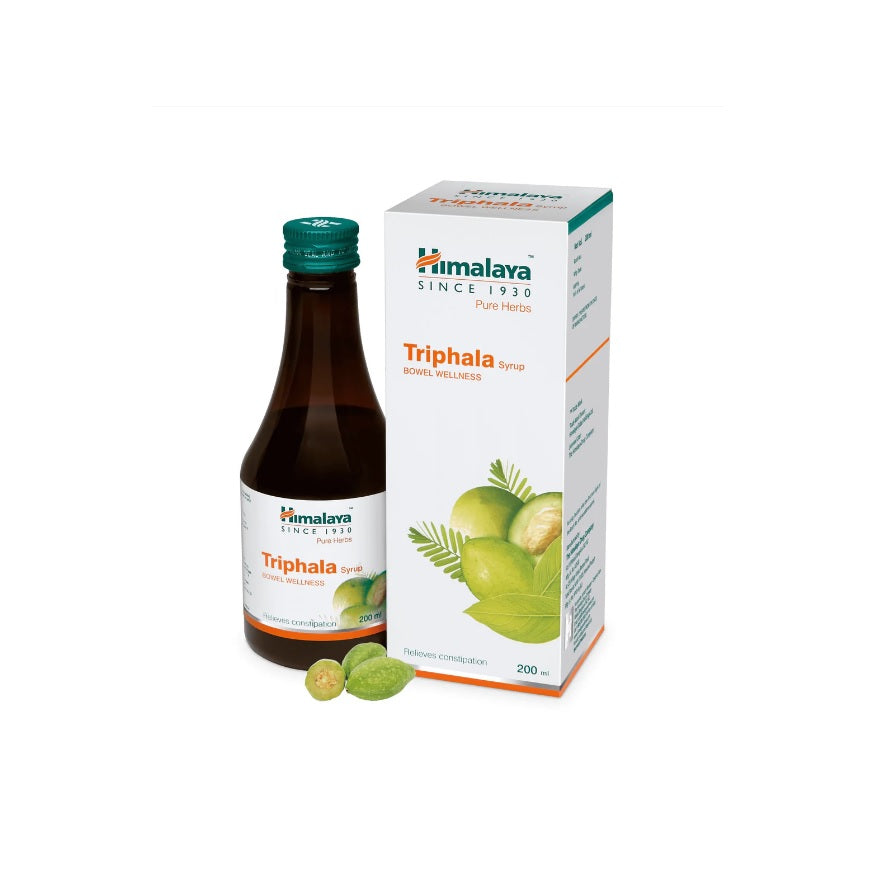 Himalaya Pure Herbs Bowel Wellness Травяной аюрведический сироп Трифала, облегчающий запоры, 200 мл