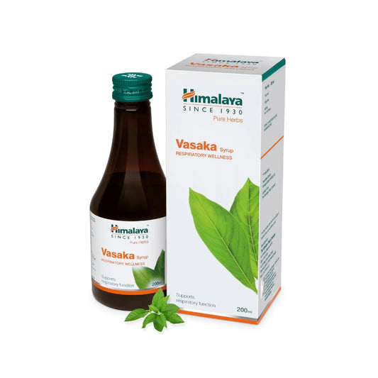 Himalaya Pure Herbs Респираторный оздоровительный травяной аюрведический сироп Васака для эффективного ухода за органами дыхания 200 мл