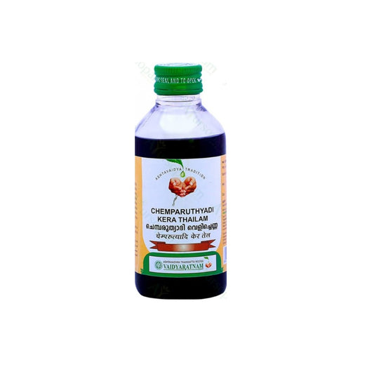 Vaidyaratnam Ayurvedic Chemparuthyadi Kera Thailam Oil