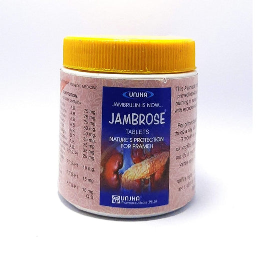 Unjha Ayurvedic Jambrose Tablets