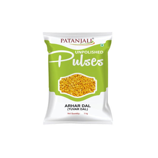 Patanjali Unpolished Pulses Arhar Dal (Tuvar Dal) Dry Beans