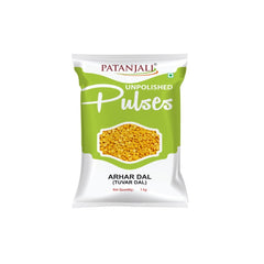 Patanjali Unpolished Pulses Arhar Dal (Tuvar Dal) Dry Beans