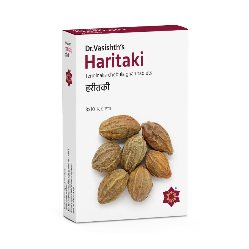 Dr. Vasishths ayurvedisches Haritaki 3 x 10 Tabletten