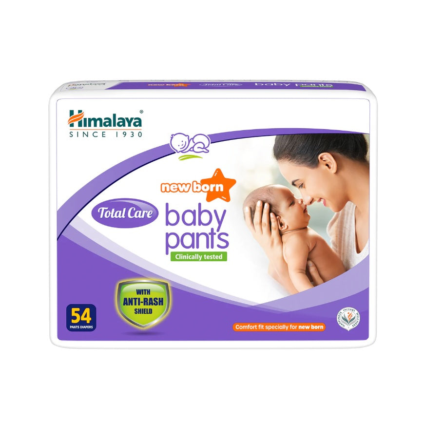 Himalaya Herbal Newborn Total Care Baby Care Pants Clinically Tested Baby's Skin