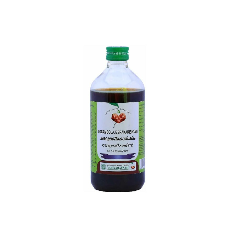 Vaidyaratnam Ayurvedic Dasamoolajeerakarishtam Liquid 450ml