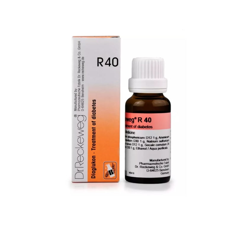 Dr. Reckeweg Homöopathie R40 Diabetes Tropfen 22 ml