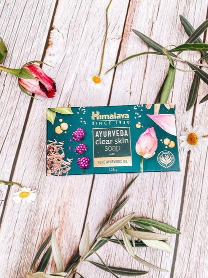 Himalaya Herbal Ayurveda Clear Skin With Pure Ayurvedic Oil Bath Soap