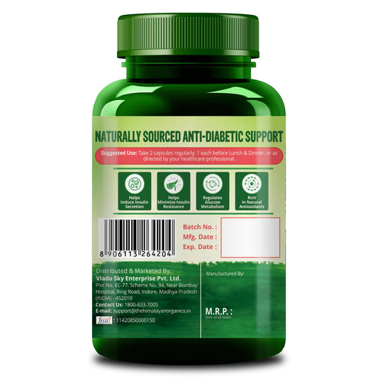 Himalayan Organics Diabetes Support Vegetarian 60 Capsules