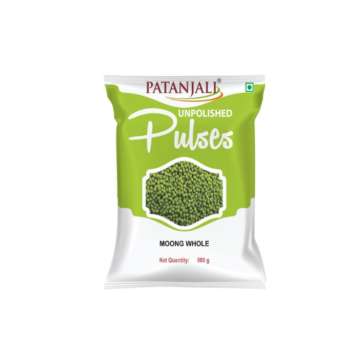 Patanjali Unpolished Pulses Moong Sabut Dry Beans