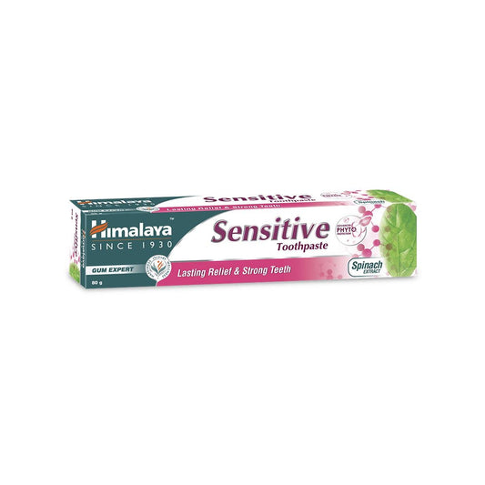 Himalaya Herbal Ayurvedic Sensitive Zahnpasta – Schnelle und anhaltende Linderung von Empfindlichkeit – 80 g