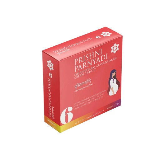 Dr Vasishth's Ayurvedic Prishniparnyadi Masanumasik 6th Month 60 Tablets