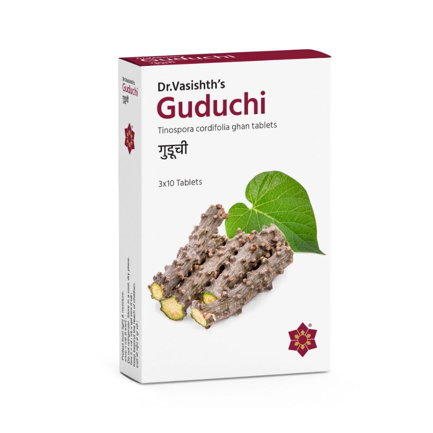 Dr. Vasishths ayurvedisches Guduchi 3 x 10 Tabletten