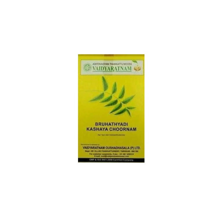 Vaidyaratnam Ayurvedic Brihatyadi Kashaya Choornam Powder 100g