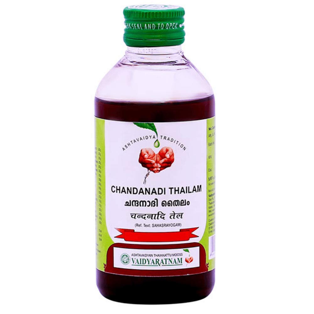 Vaidyaratnam Ayurvedisches Chandanadi Thailam-Öl 200 ml