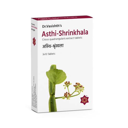 Dr.Vasishths ayurvedisches Asthi-Shrinkhala 3 x 10 Tabletten