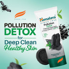 Himalaya Herbals Pollution Detox Gesichtspackung mit Aktivkohle