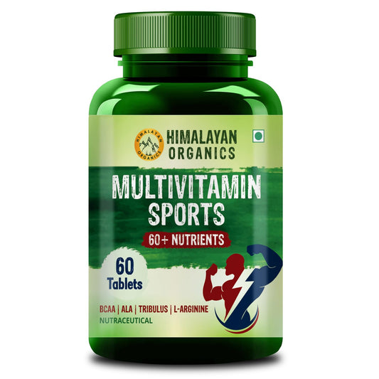 Himalayan Organics Multivitamin Sport mit 60+ Vitalnährstoffen, 60 Tabletten