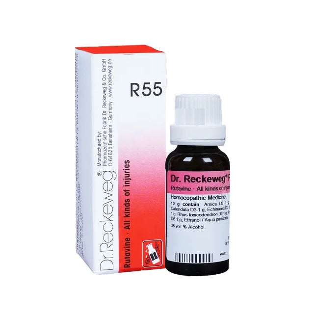 Dr Reckeweg Homoeopathy R55 All Kinds Of Injuries Drops 22 ml