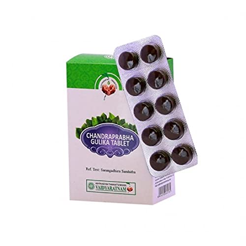 Vaidyaratnam Ayurvedic Chandraprabha Vati Gulika 100 Tablet