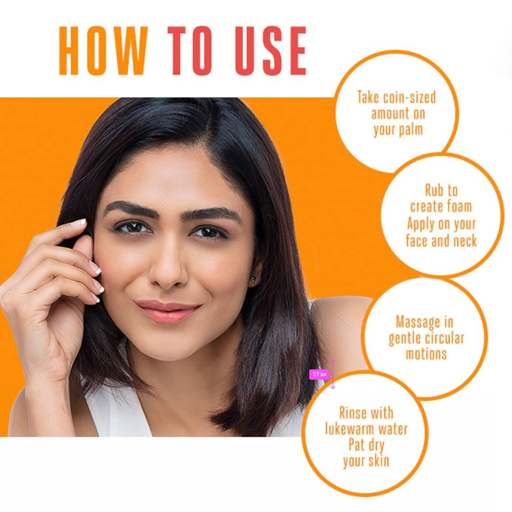 LAKMÉ 9To5 Средство для умывания лица с витамином С и микрокристаллическими шариками для свежей и сияющей кожи