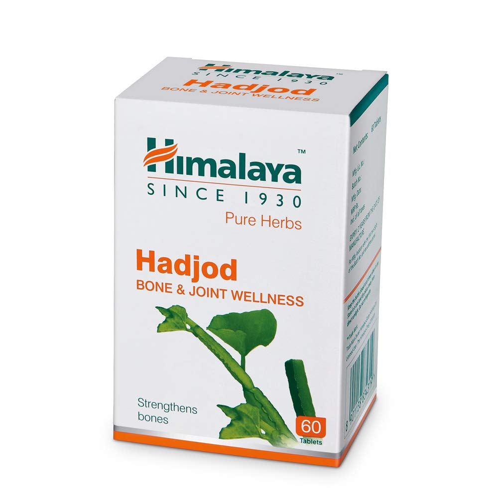 Himalaya Herbal Hadjod Pure Herbs Bone & Joint Wellness 60 Tablets