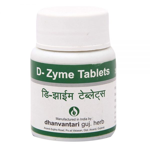 Dhanvantari Ayurvedic D Zyme Useful In Indigestion Tablets