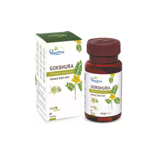 Dhootapapeshwar Ayurvedic Gokshura Harnwegspflege 60 Tabletten