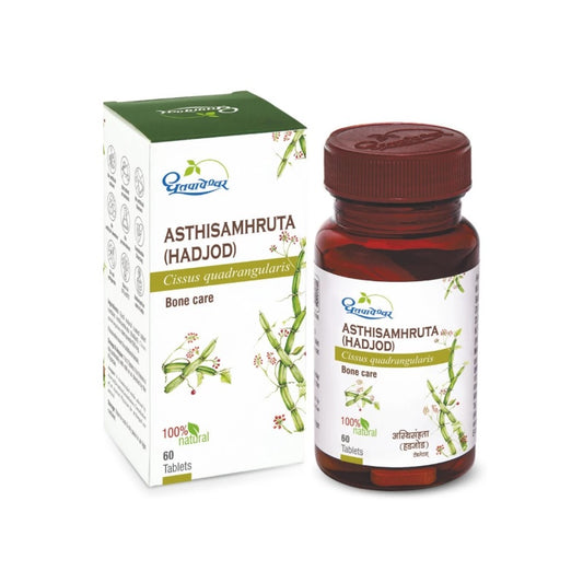 Dhootapapeshwar Ayurvedic Asthisamhruta Hadjod Уход за костями, суставами и мышцами, 60 таблеток