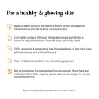 Himalaya Pure Herbs Skin Wellness Травяной аюрведический препарат Ним для борьбы с прыщами, 60 таблеток