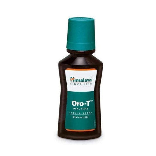 Himalaya Herbal Ayurvedic Oro-T Mundspülung, Erweiterte Mundspülung mit Kurkuma Power Liquid, 100 ml