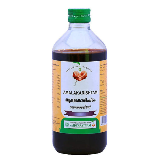 Vaidyaratnam Ayurvedische Amalakarishtam-Flüssigkeit 450ml