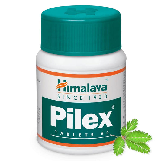 Himalaya Herbal Ayurvedic Pilex от внутреннего и внешнего геморроя, 60 таблеток