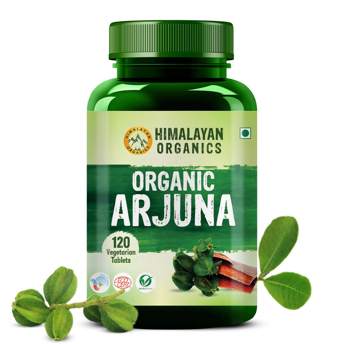 Himalayan Organics Arjuna Vegetarian 120 Tablets