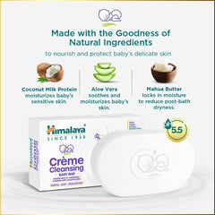 Himalaya Crème Cleansing Baby Care Bar Gentle Care For Newborns Skin Soap