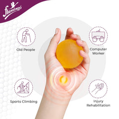 Flamingo Health Orthopaedic Premium Silicon Stress Ball Code 2393