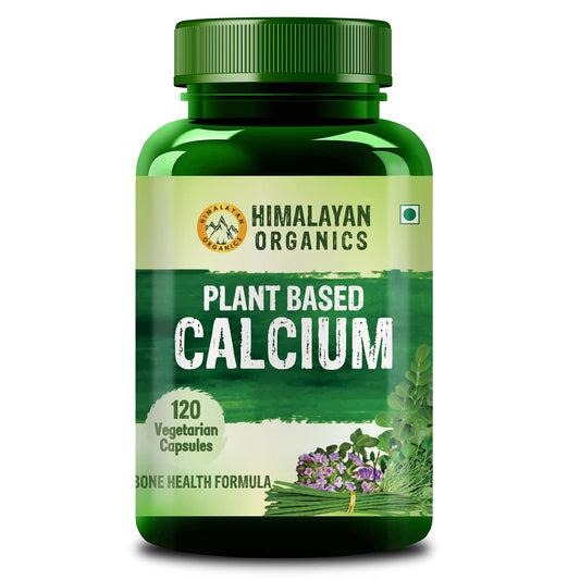 Himalayan Organics Plant Based Calcium Vegetarian 120 Capsules